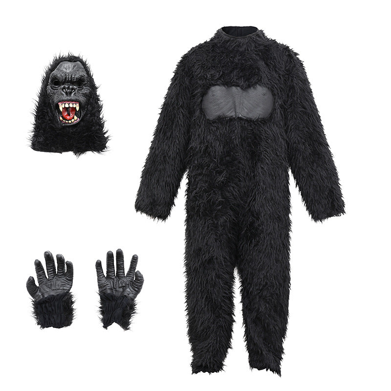 Halloween costume foreign trade style animal costume King Kong chimp performance costume and accessories Amazon
