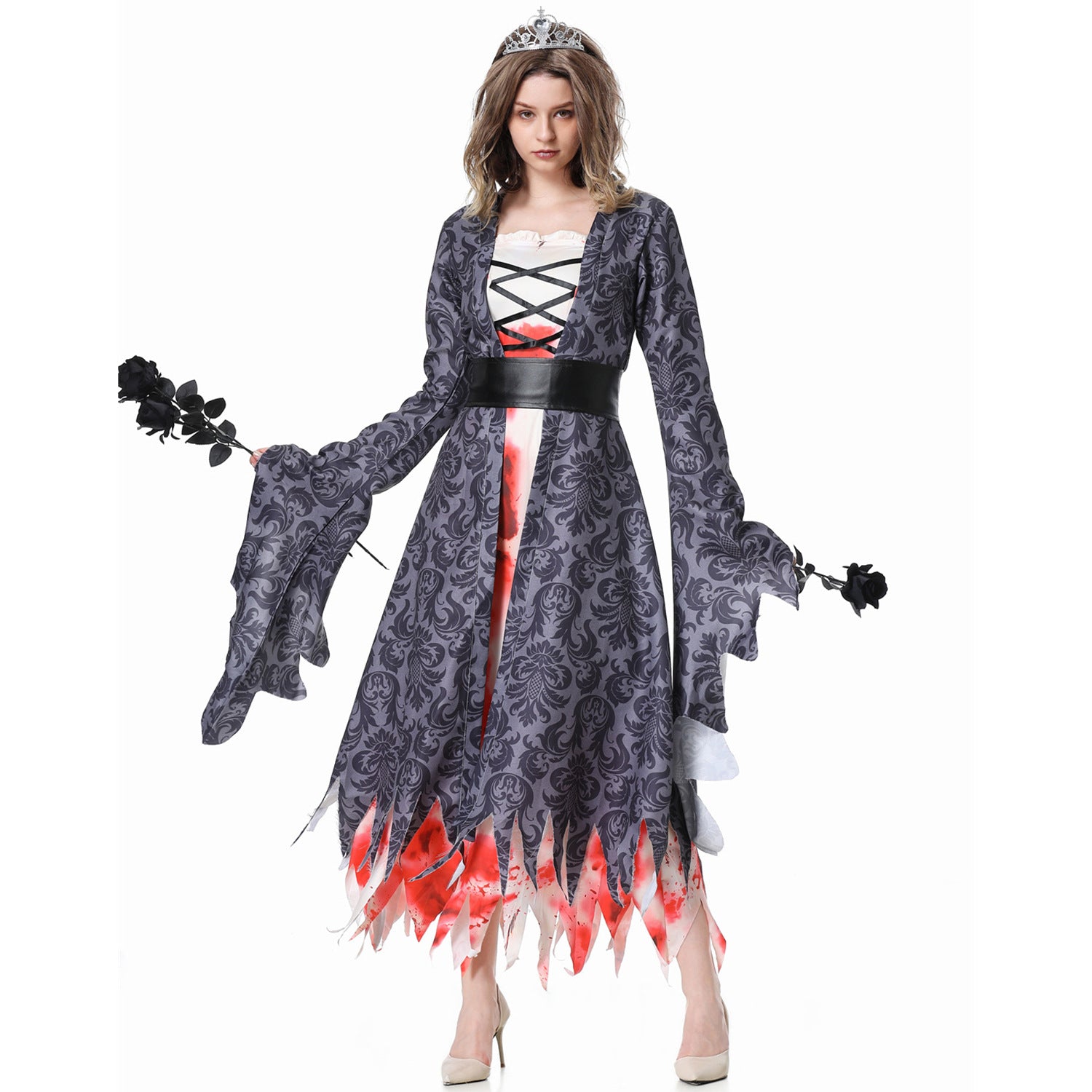 M-XL Halloween Vampire Princess Bride Dress