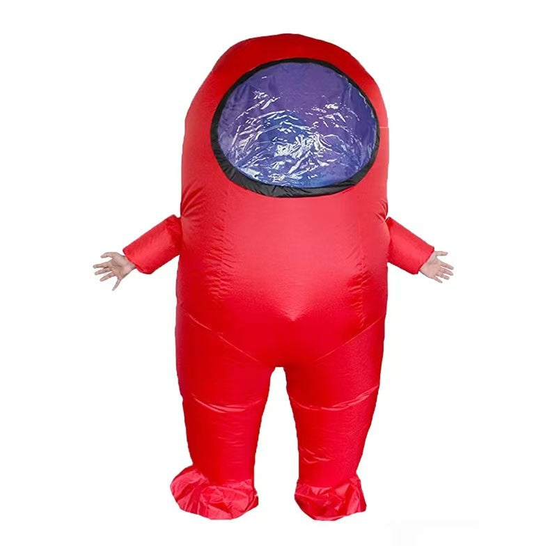Cross-border amongus clothing multi-color spaceman inflatable clothing anime game doll little celebrity costume role play