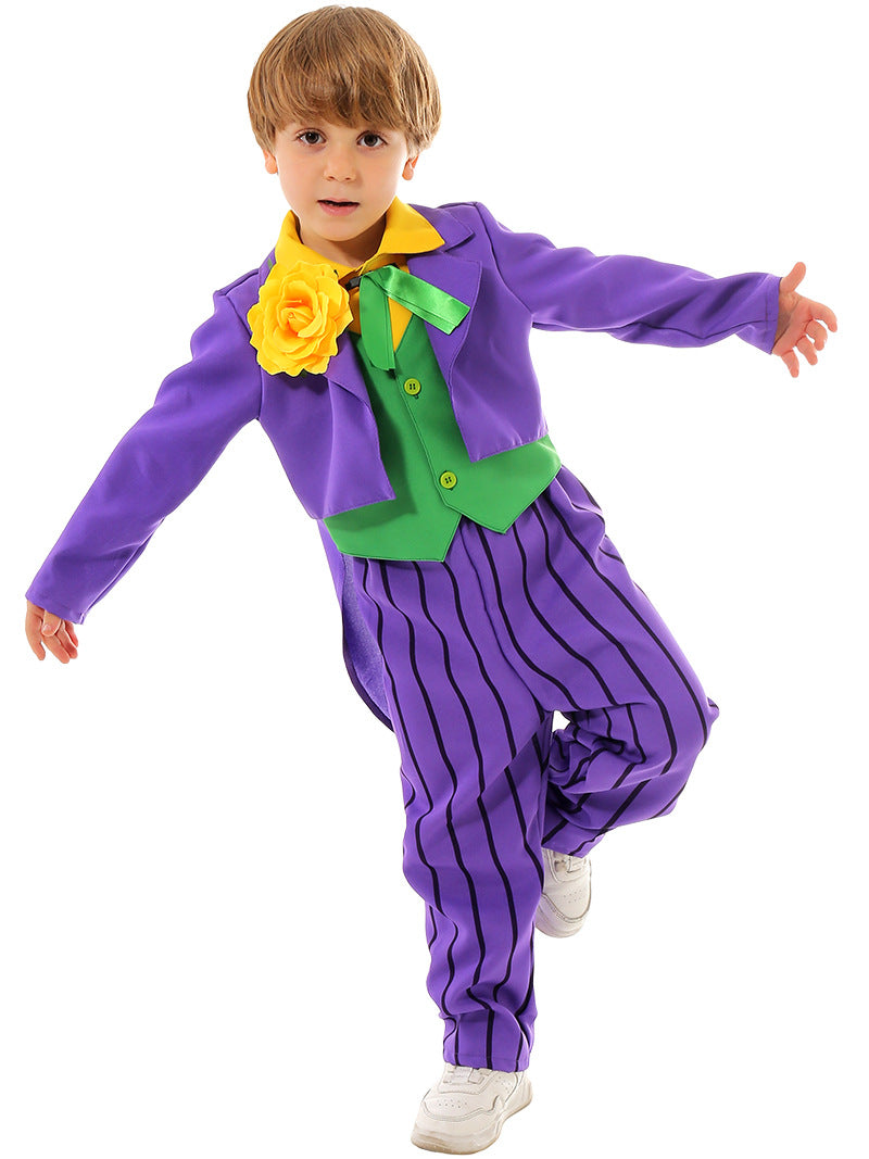 Movie Suicide Squad cos costume new Halloween children's costume clown character cosplay clothes performance costume