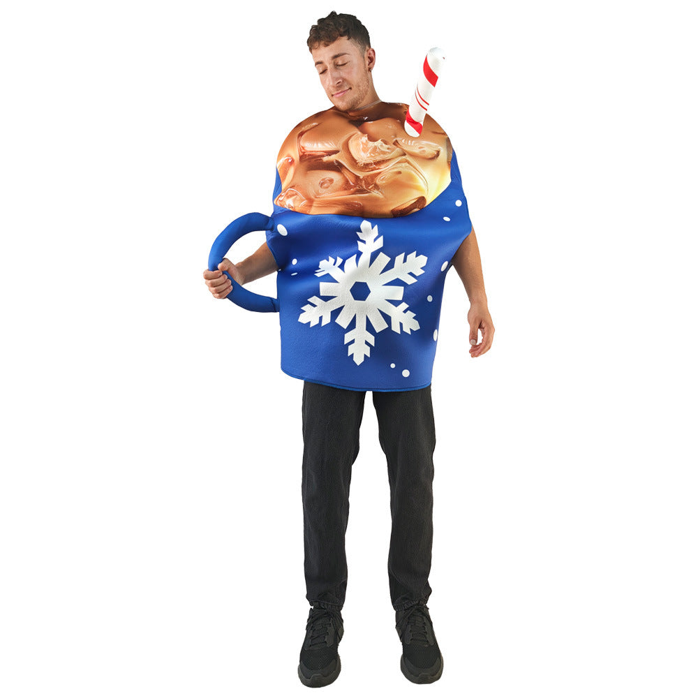 Factory Direct sales Halloween costume fun spoof Milk Cup play Costume Party campus performance cos costume