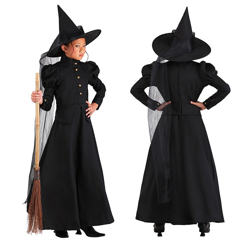 Halloween costume parent-child costume witch witch costume role cosplay clothes cos masquerade stage performance
