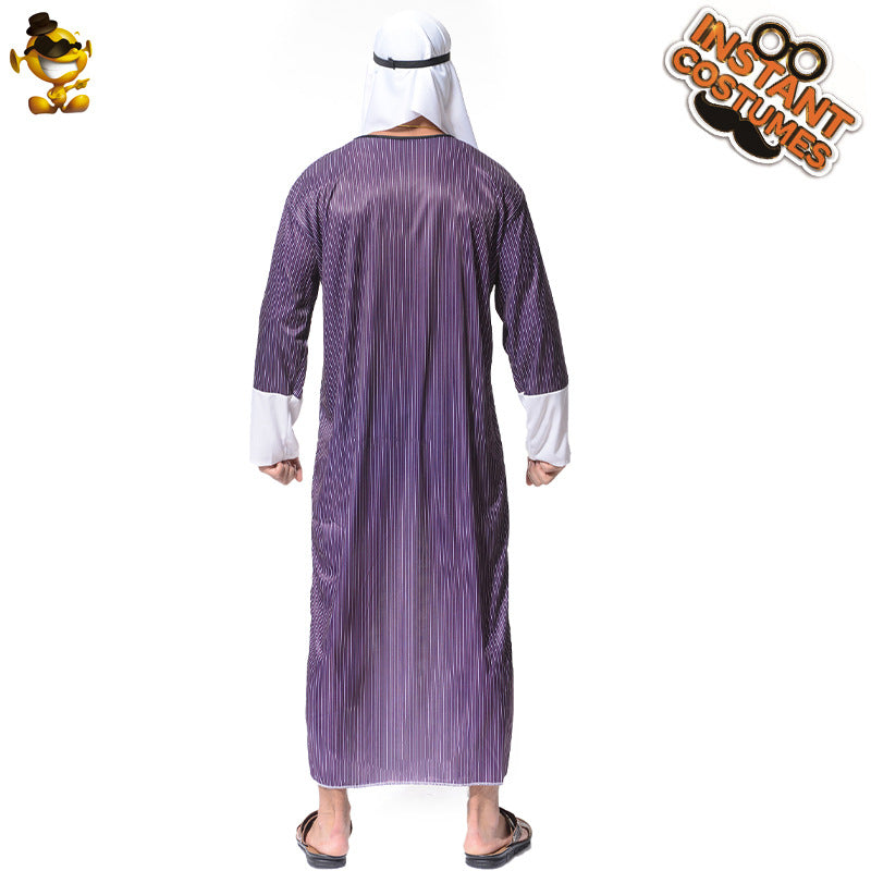 Halloween adult men Dubai boss robe costume party clothes cosplay stage performance costume