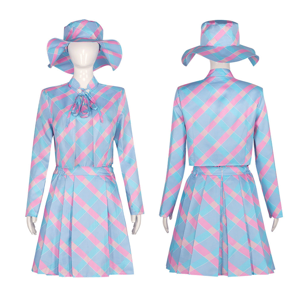 Movie Barbie cos costume Barbie same style popular film and television role-playing costume full series suit products in stock New