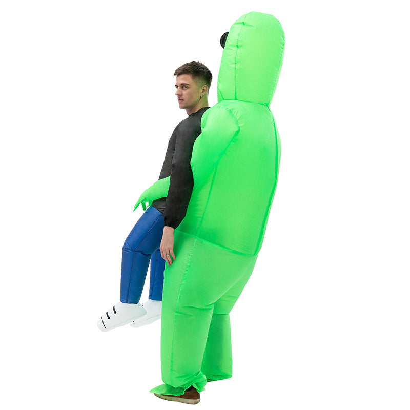 Factory Halloween ghost hugging inflatable costume alien ET props inflatable costume walking performance costume