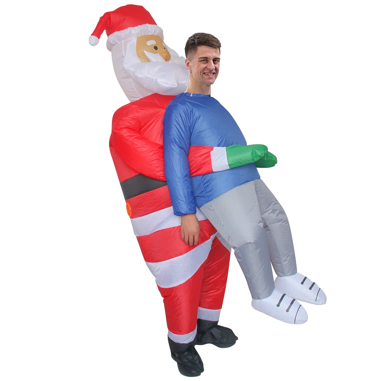 Halloween Santa Claus clothes snowman riding elk inflatable clothing Carnival cloth Christmas tree gingerbread man costume