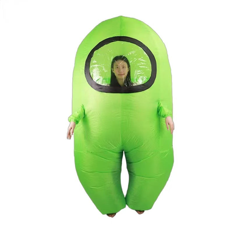 Cross-border amongus clothing multi-color spaceman inflatable clothing anime game doll little celebrity costume role play