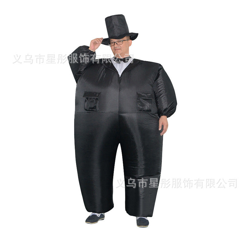 Cross-border Halloween performance inflatable costume American team clown party performance costume performance activity inflatable costume