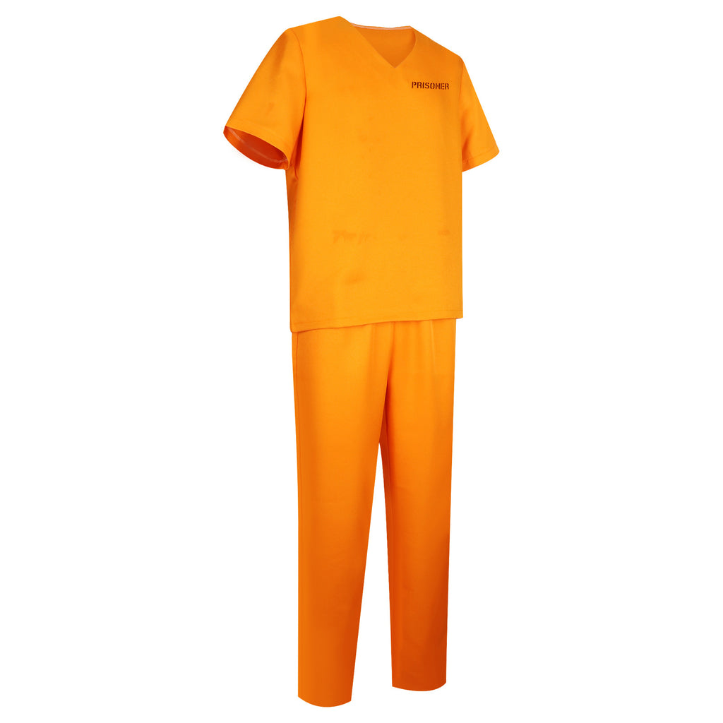 Halloween cos adult and children orange prison costume jumpsuits prison costume film and television two-dimensional comic show costume