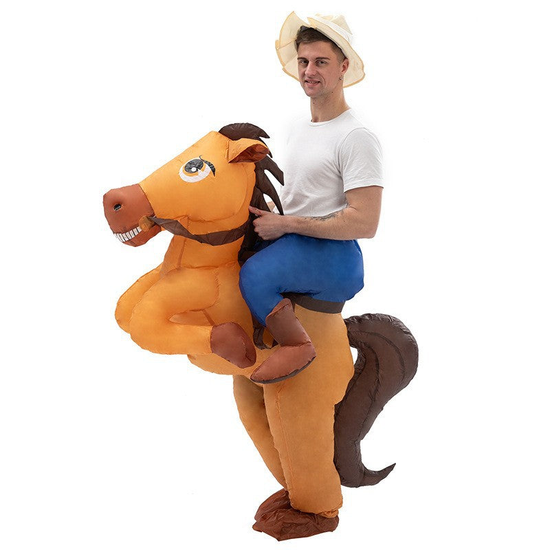 Step into festival party costume Halloween animal riding inflatable clothing dinosaur inflatable clothing dress up inflatable clothing outfit