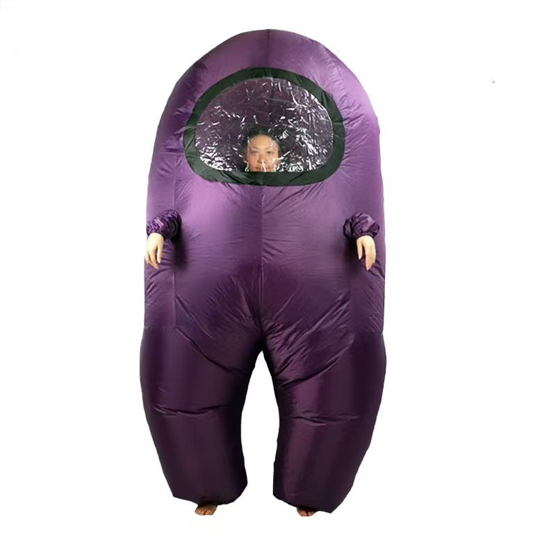 Cross-border amongus clothing multi-color spaceman inflatable clothing anime game doll little celebrity costume role play