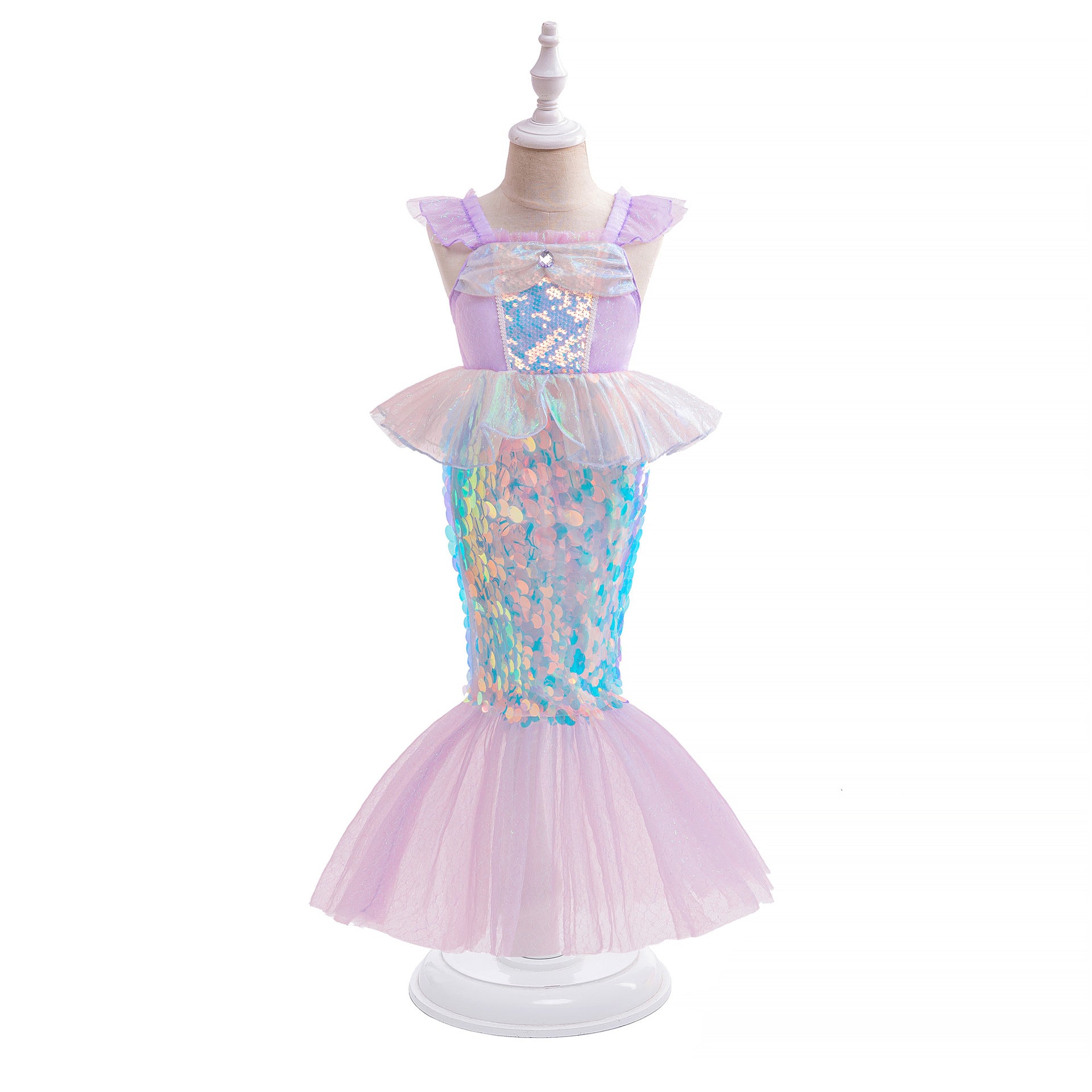 Girl's princess dress cosplay costume children mermaid dress children's party performance costume