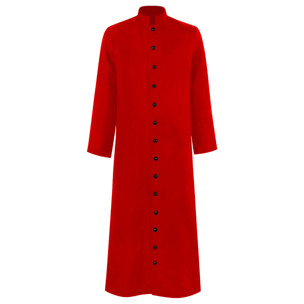 Halloween cosplay costume medieval friar Robe wizard costume clerical dress Church priest cos costume