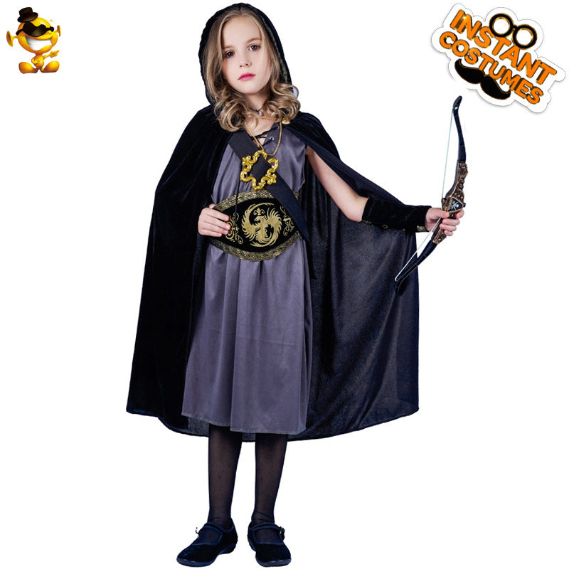 European and American Halloween girl archers costume cosplay shooter role play party costume