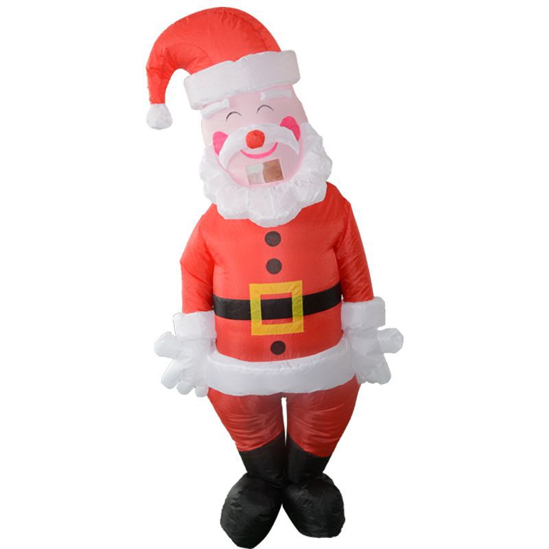 Halloween Santa Claus clothes snowman riding elk inflatable clothing Carnival cloth Christmas tree gingerbread man costume
