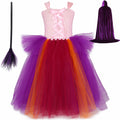 Witch also crazy 2cos costume children's Halloween cosplay costume girls' mesh dress pettiskirt