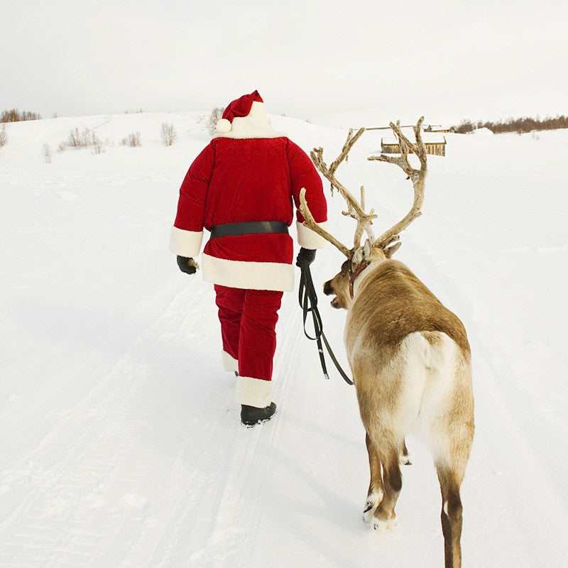 Santa Claus costume cross-border adult men gold velvet Santa Claus costume Halloween performance costume