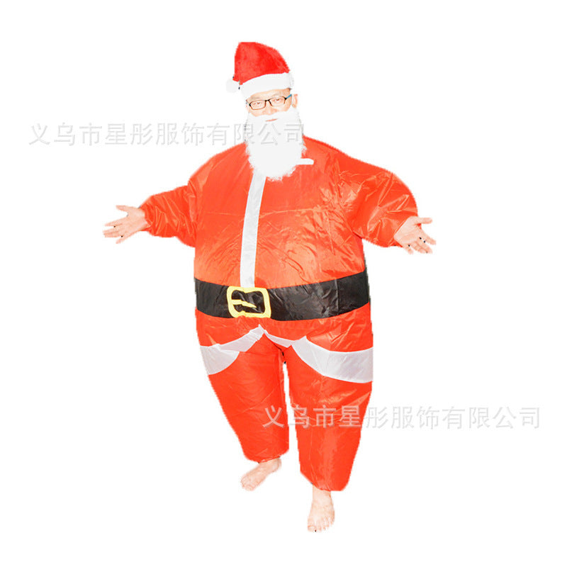 Cross-border Halloween performance inflatable costume American team clown party performance costume performance activity inflatable costume