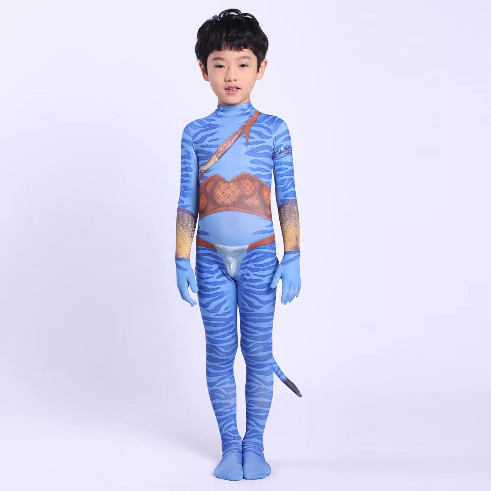 Children's Day cosplay costume Avatar 2 children's clothes stage costume hero adults' costume tights
