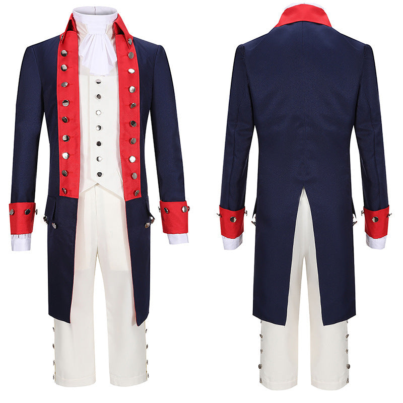 Halloween carnival cosplay Medieval Prince costume Alexander Hamilton rock costume