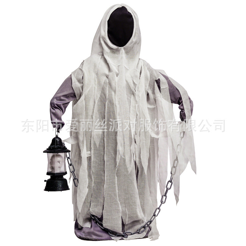 Little male Lantern Ghost cosplay costume Halloween party costume cos ghost costume soul Ferryman
