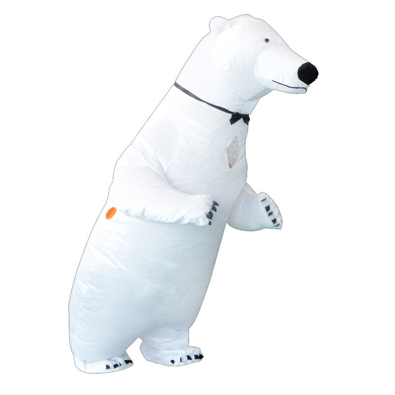 Cross-border hot sale inflatable costume Christmas festival party performance atmosphere props cartoon polar bear inflatable costume