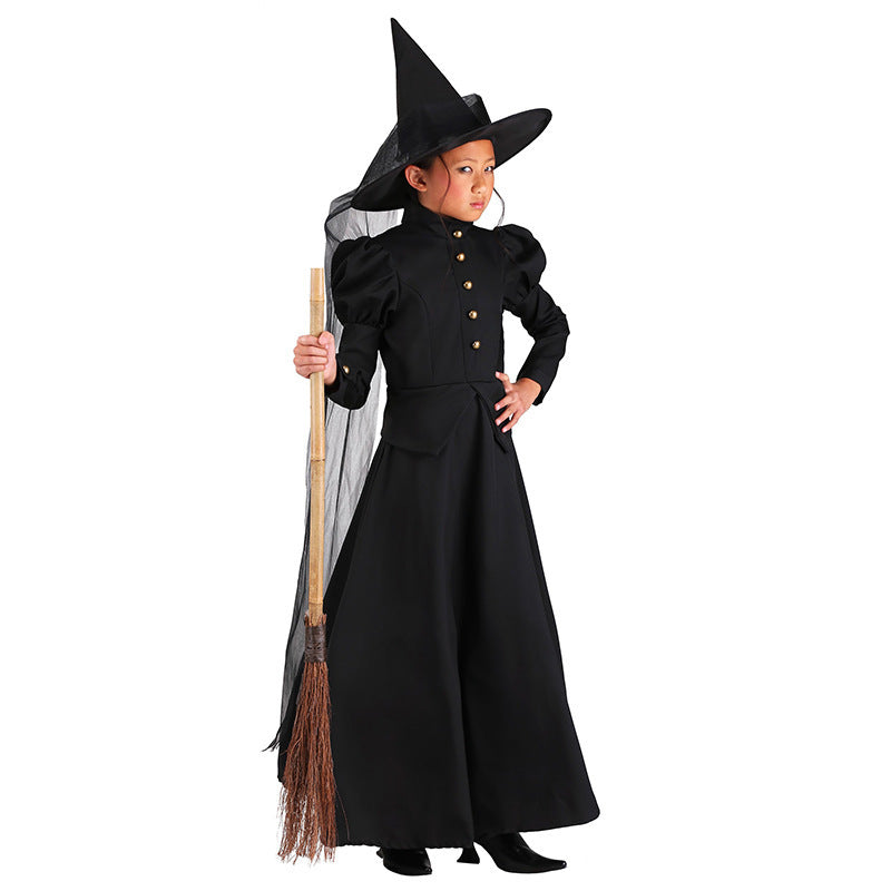 Halloween costume parent-child costume witch witch costume role cosplay clothes cos masquerade stage performance