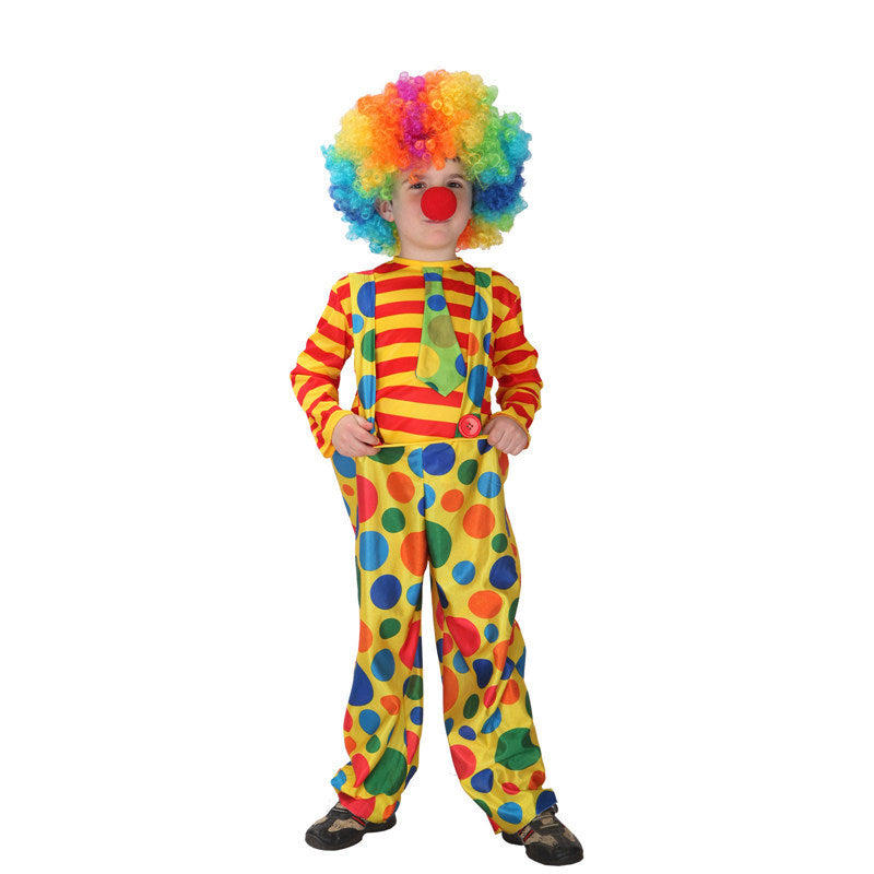 Halloween Circus clown costume drama performance costume atmosphere birthday spoof clown children Circus