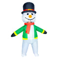 Amazon hot sale Christmas elk doll costume performance props Santa Claus back man inflatable clothing Christmas snowman