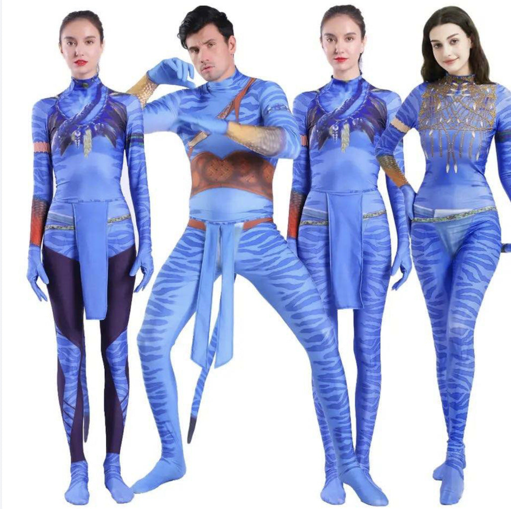 Children's Day cosplay costume Avatar 2 children's clothes stage costume hero adults' costume tights