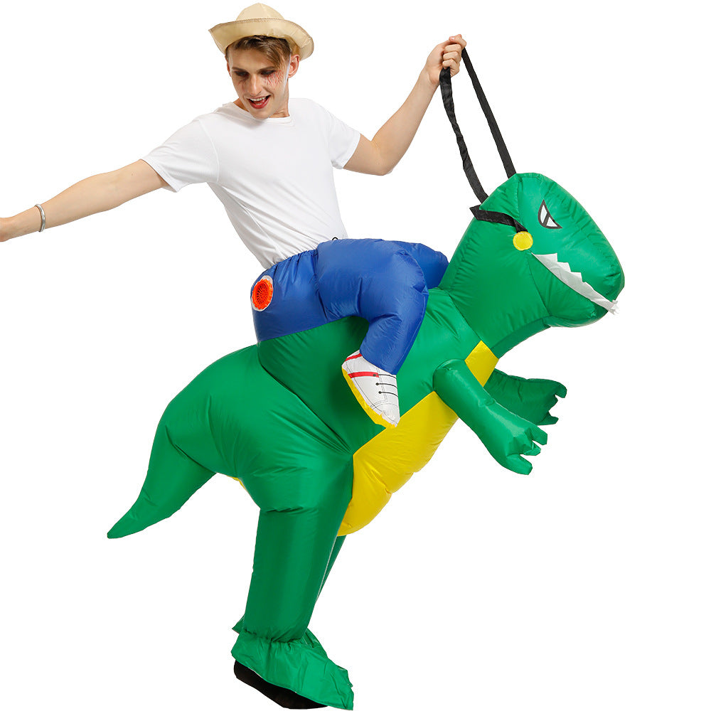 Halloween dinosaur inflatable clothing cross-border Flamingo rabbit funny inflatable doll costume animal performance wear props