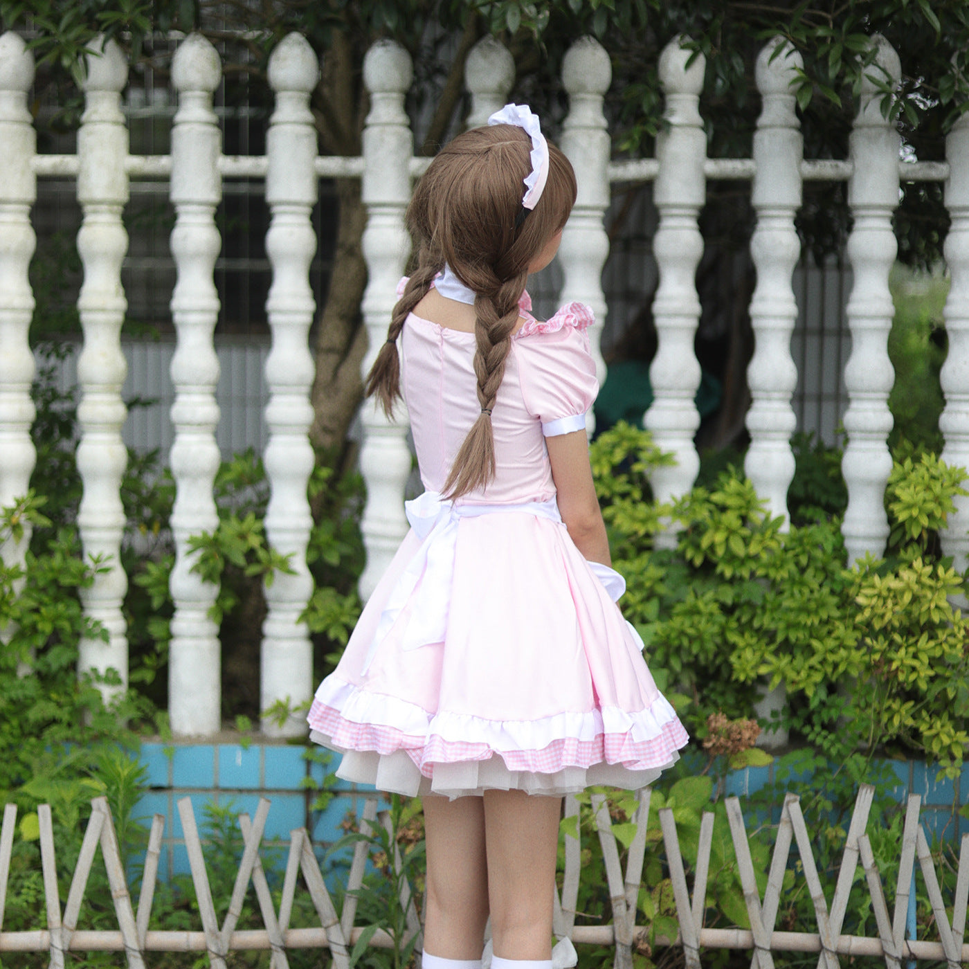 Original cross-border Amazon akihara Japanese maid costume COSPLAY performance costume Lolita cute sister