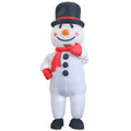Christmas Snowman inflatable clothing Amazon stage performance Christmas Snowman cross-border Festival funny inflatable clothing