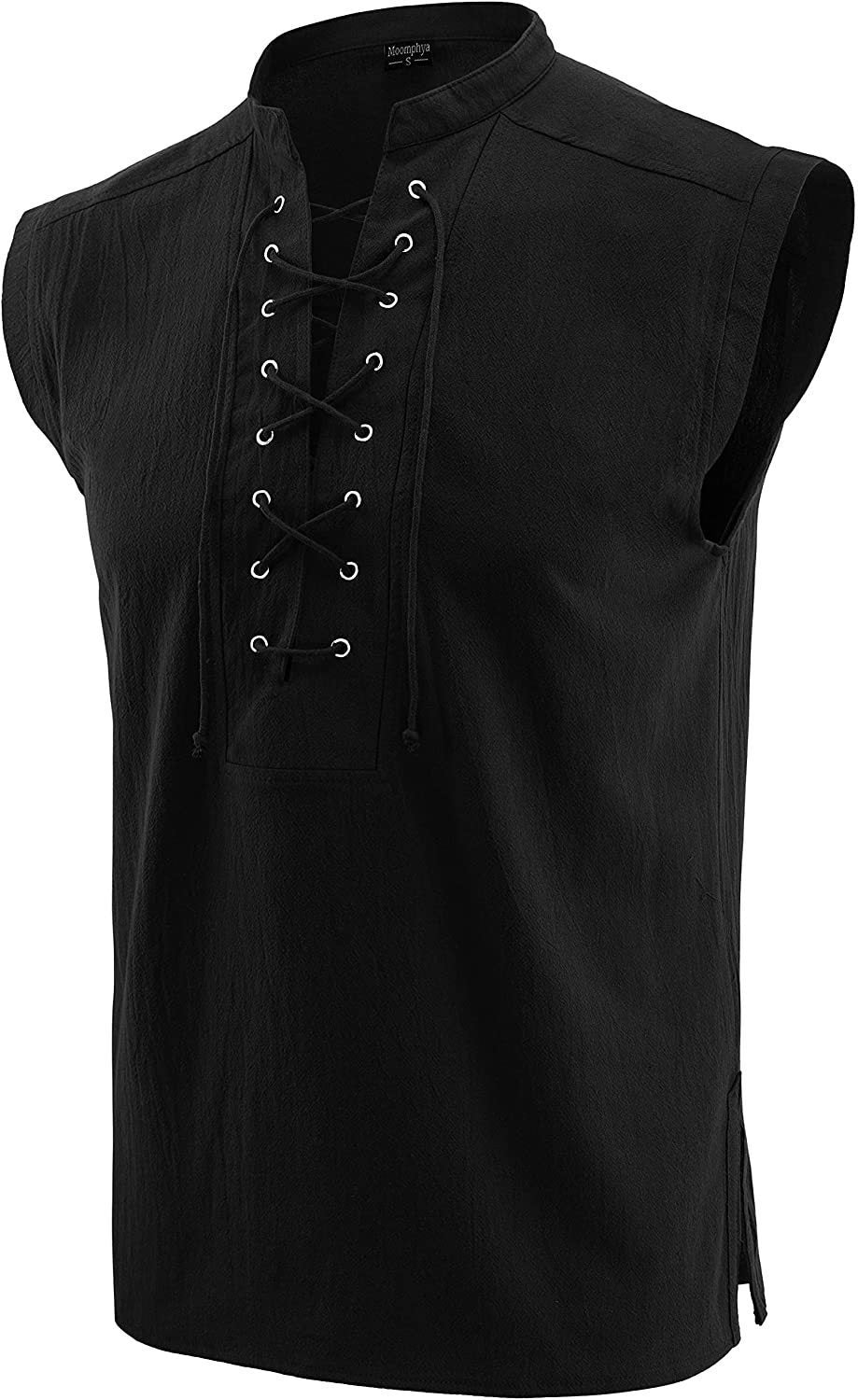 2025 Amazon wish New Men's medieval costume retro men short vest Halloween costume