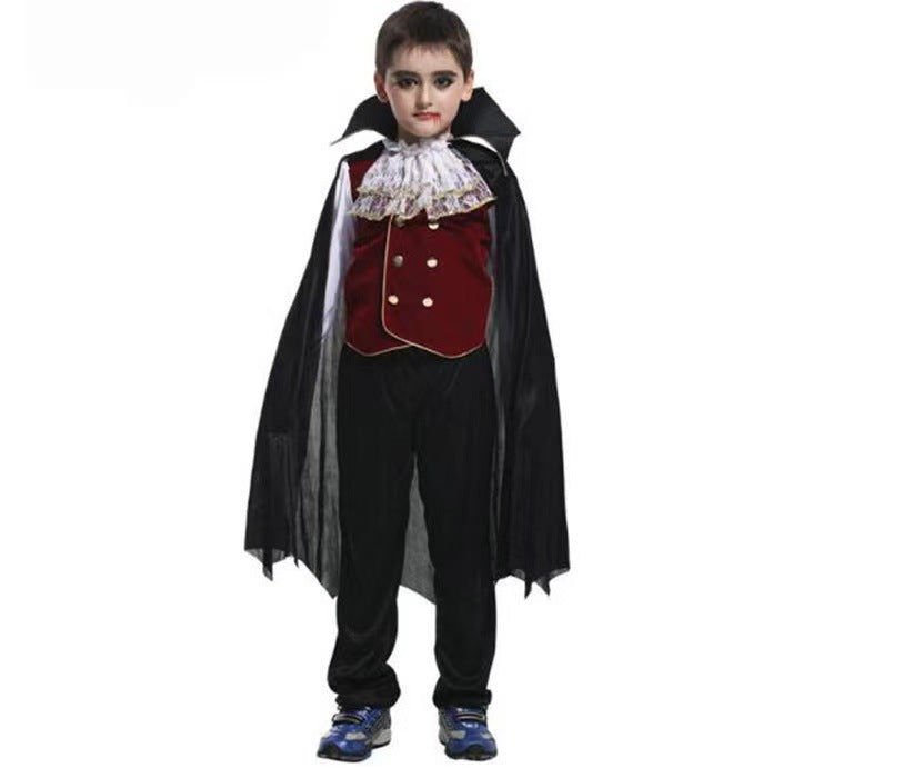 Children's Halloween Vampire Gothic Cosplay Costume