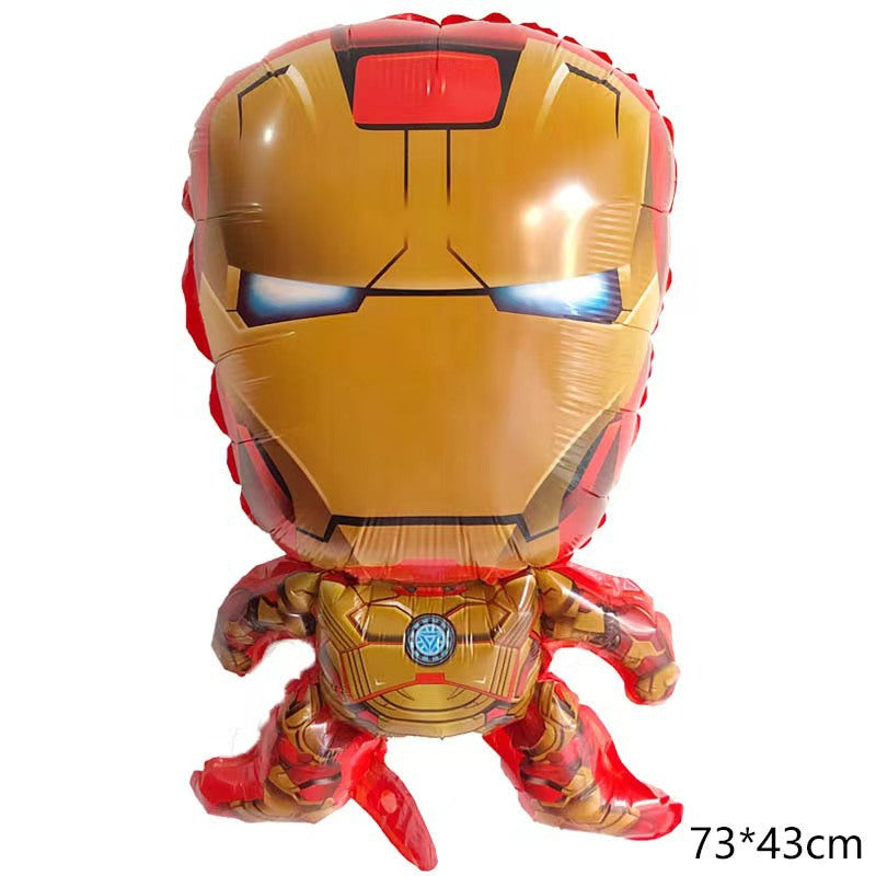 Avengers aluminum balloon Iron Man Spider-Man Superman Hulk Ant Man Captain America Falcon cross border