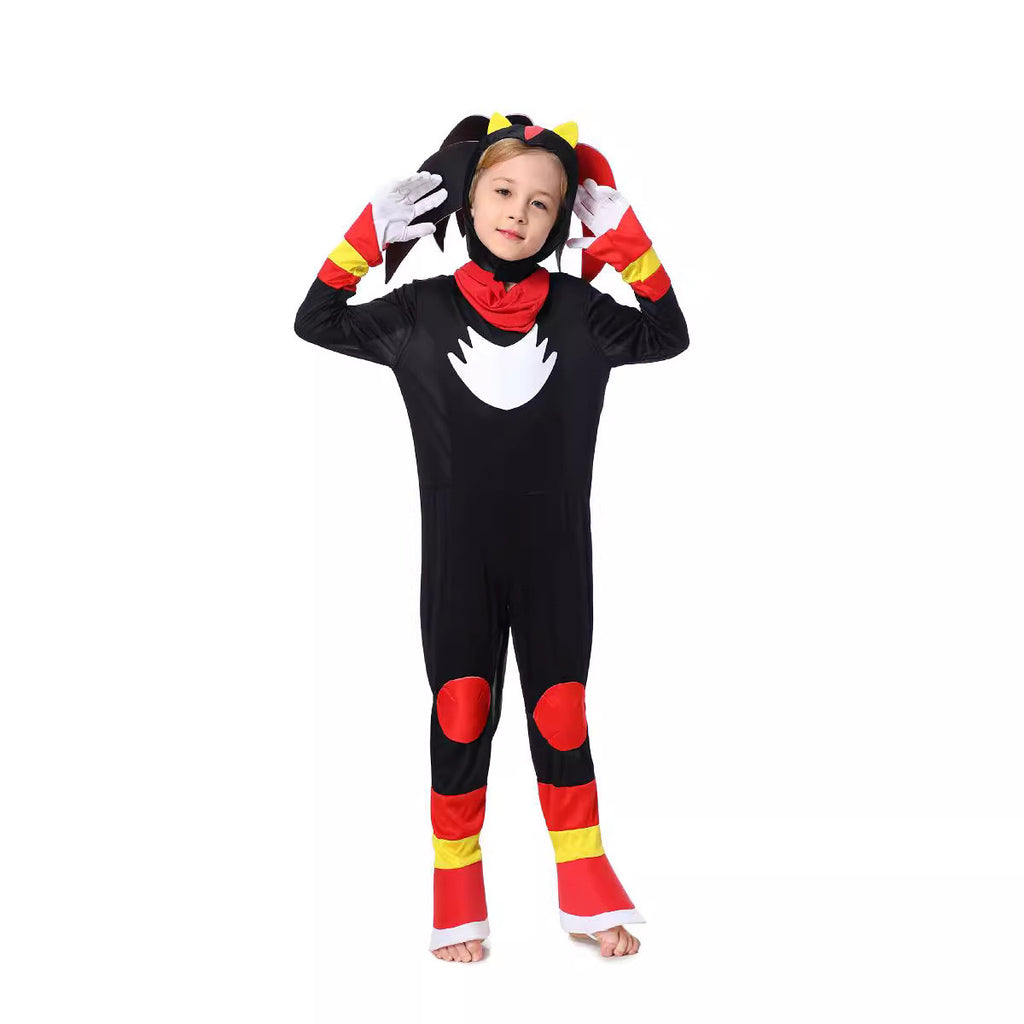 Halloween costume hedgehog Blue sonic costume Super supersonic kid sonic performance wear
