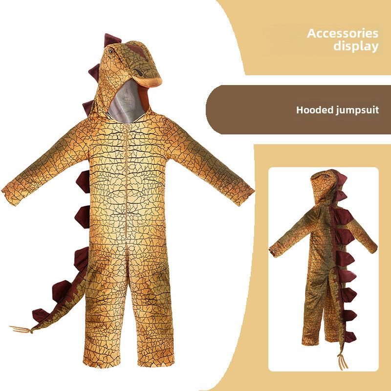 Exclusive for cross-border Halloween children dinosaur performance costume Amazon Stegosaurus cosplay costume