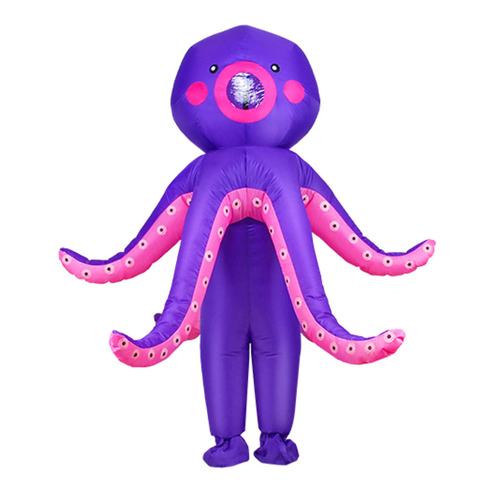 Cross-border Halloween pink pig koala inflatable clothing funny cartoon doll body inflatable clothing ball performance costume