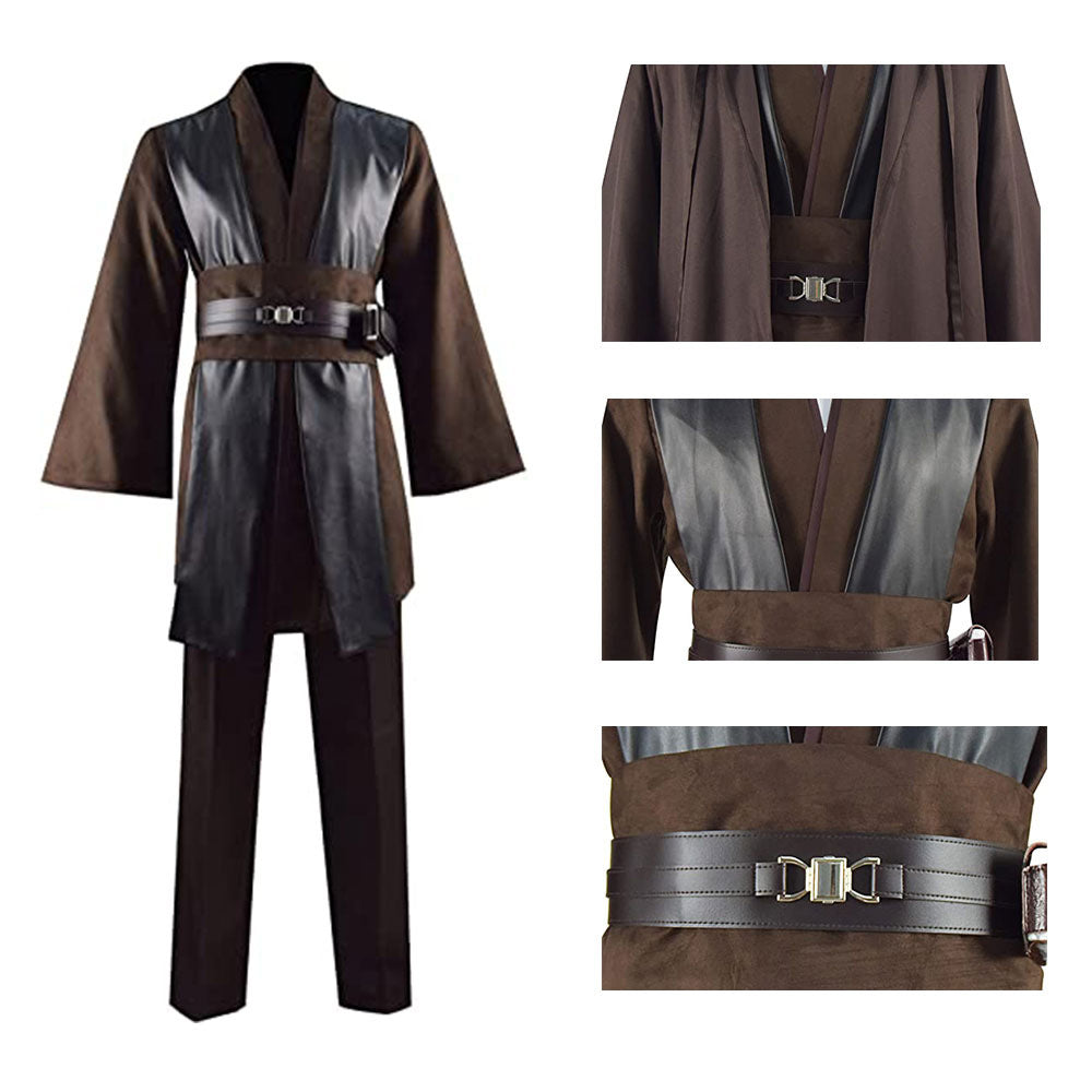 Star Wars cos costume Anakin Obi-Wan same role play costumes Halloween costume