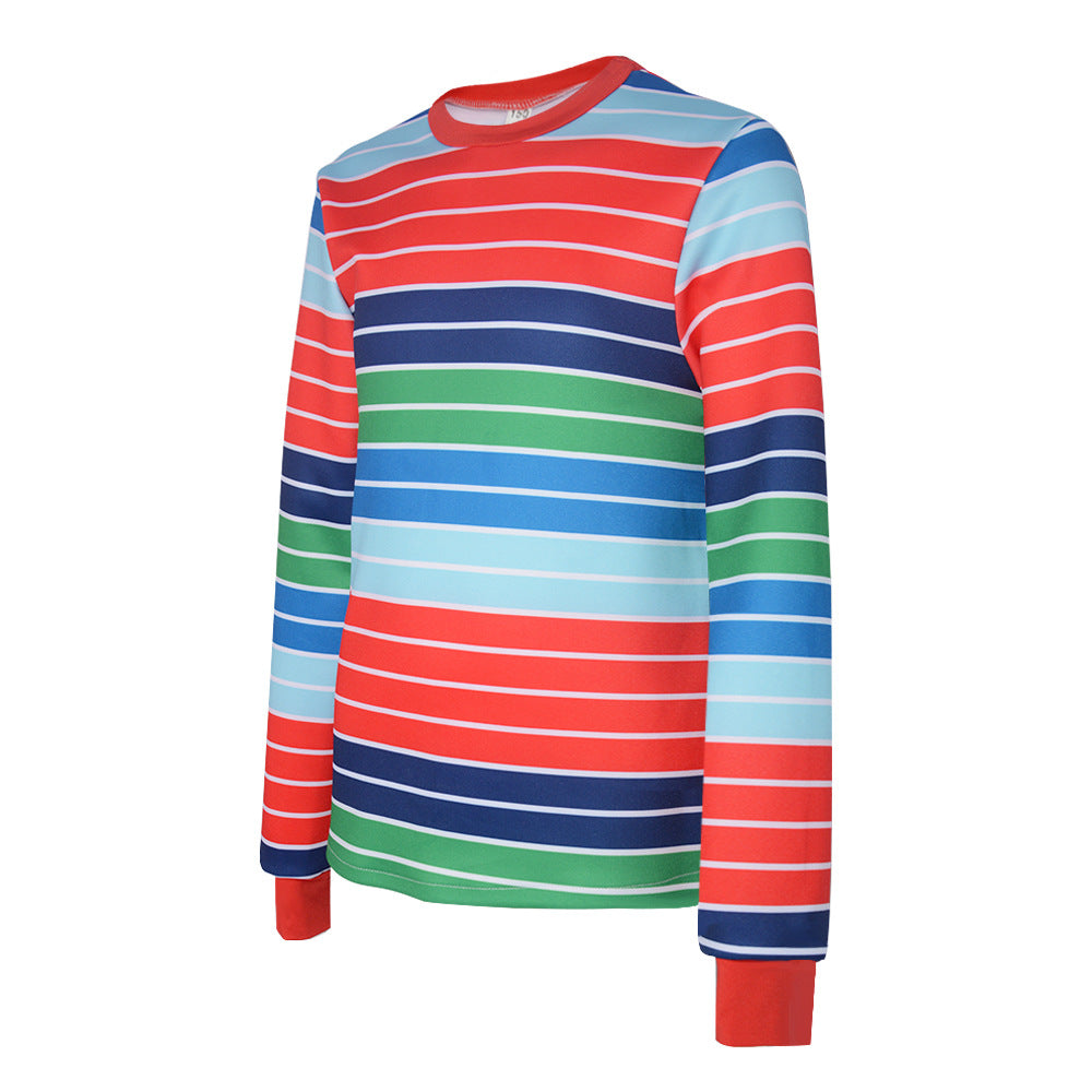 Chucky cos costume Chucky chagee T-shirt long sleeve cosplay cosplay factory in stock