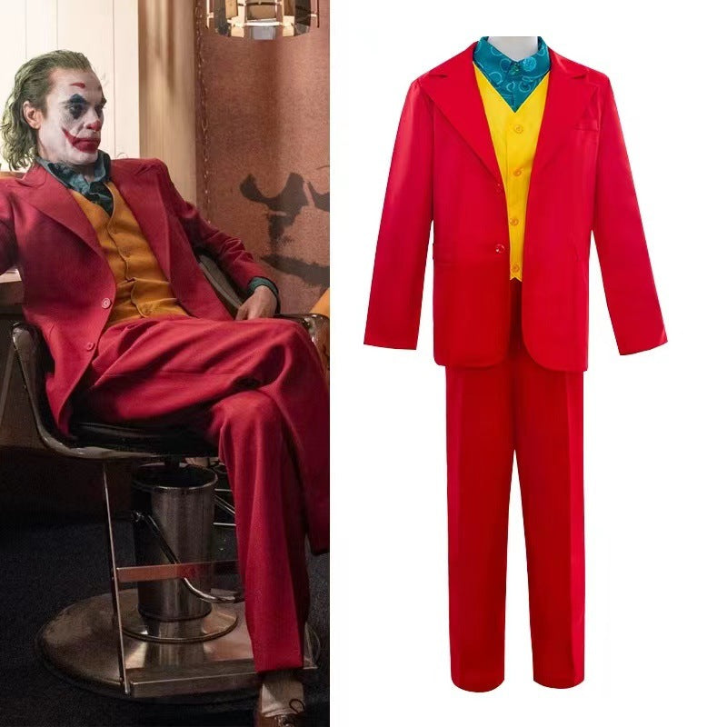 Joaquin Phoenix Joker Costume DC Movie Kids Halloween Cosplay Costume