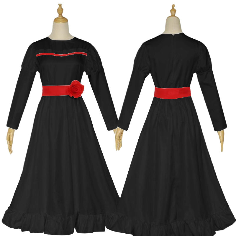Horror doll Annabel cos costume Halloween cosplay Annabel Cospaly costume secondary element