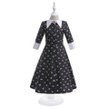 Wednesday Adams family cos costume dress cosplay cosplay costume Amazon princess dress