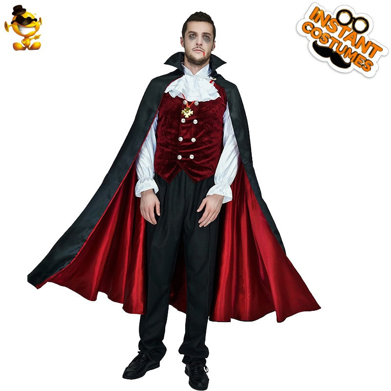 Halloween vampire clothes male horror vampire character cosplay clothes Halloween Carnival party costume