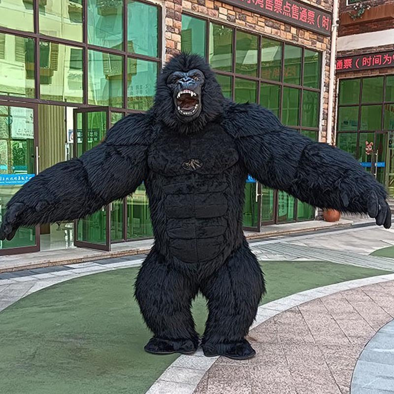 Inflatable Chimp Cartoon Doll costume doll clothing King Kong Godzilla doll performance props chimp walking doll clothing
