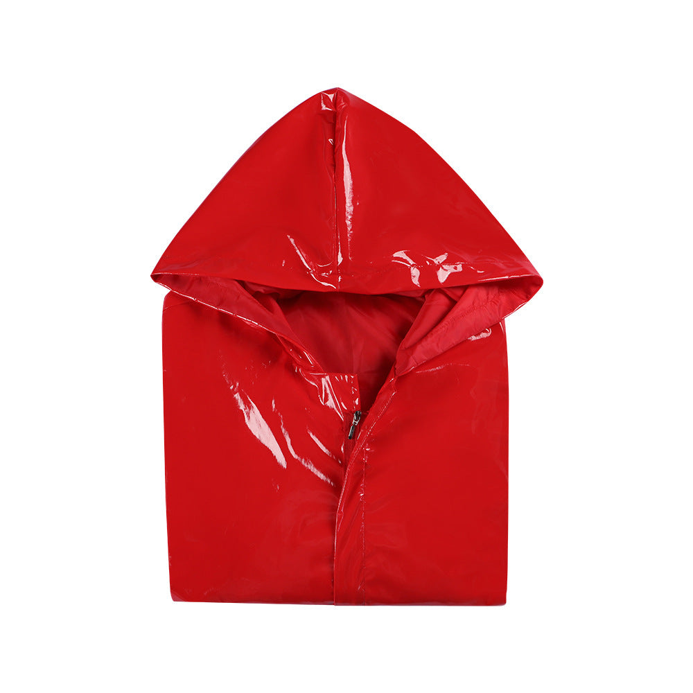 Fear Street: Dance Queen cos costume red raincoat Killer cosplay Halloween costume