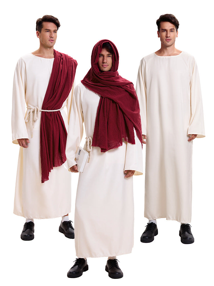 Halloween vintage Arabic style Dubai robe Middle East missionary cos costume stage costume Shepherd costume