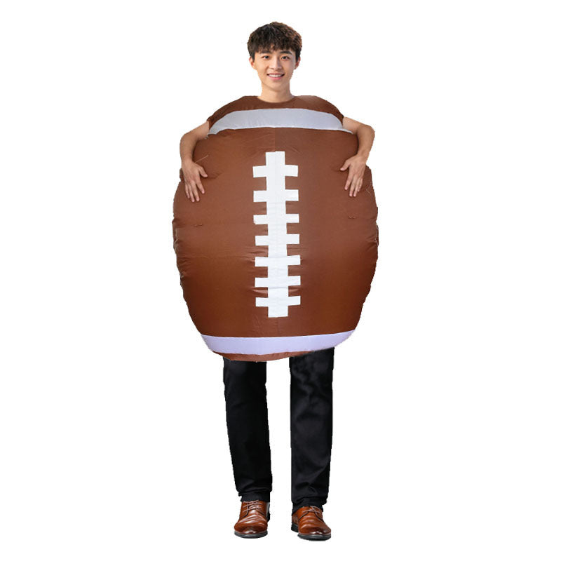 Clown werewolf killing elephant Bobo cow King Kong crocodile back Horn Dragon small yellow duck rugby football inflatable costume