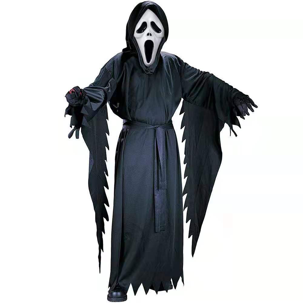 Halloween costume dress up scream costume ball party performance horror scary role play clothes